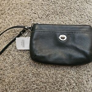Coach Black Wristlet